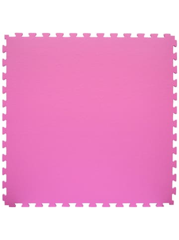 eyepower 8er Set Fitnessmatte 90x90cm in Rosa