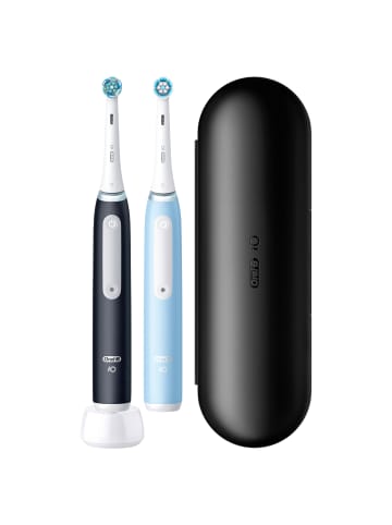 Oral-B Elektrische Zahnbürste "iO Series 3 + 2. Handstück" in Schwarz und Blau