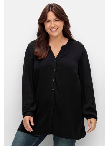 sheego Bluse in schwarz