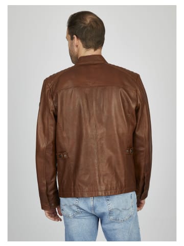 Bugatti Lederjacke BUALBERTO in Cognac