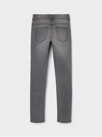 name it Jeanshose slim fit in light grey denim