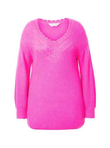 MIAMODA Pullover in neon berry