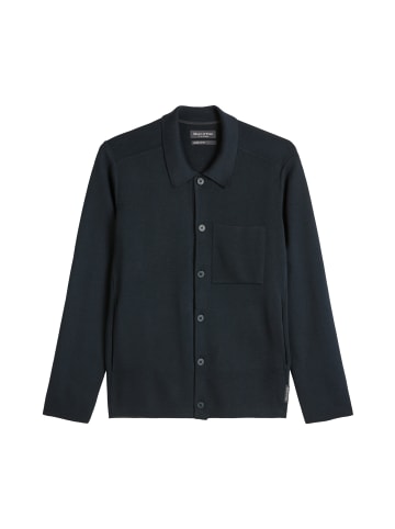 Marc O'Polo Strick-Overshirt regular in dark navy
