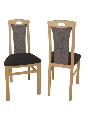möbel-direkt Stuhl Massivholz 2er Set "Kasia" in creme