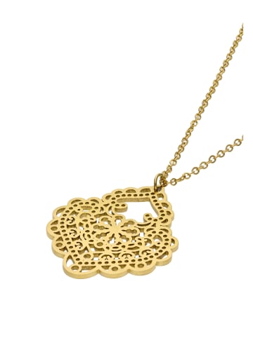 IZIA Women Jewelry Set With Necklace And Pair Of Earrings in Gold