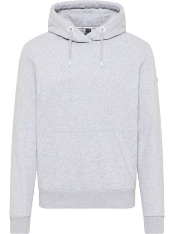 DreiMaster Herren Kapuzenpullover in Hellgrau Melange