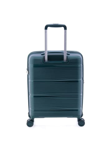 Gladiator 0800 4 Rollen Kabinentrolley 55 cm mit Dehnfalte in green