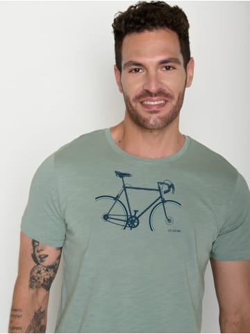 GreenBomb Spice Bike Crop in Soft Sage