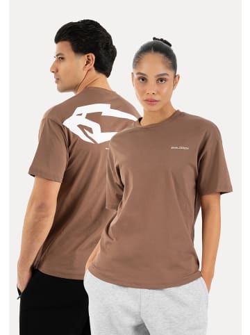 SMILODOX Unisex Oversize T-Shirt Tane in Braun