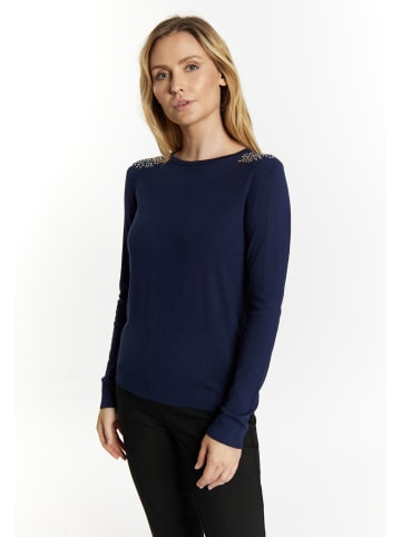 usha BLACK LABEL Damen Strickpullover in Marine