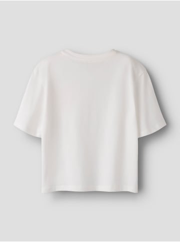 name it T-Shirt NKFBEATRICE S/S NREG SH TOP BOX PS in cloud dancer