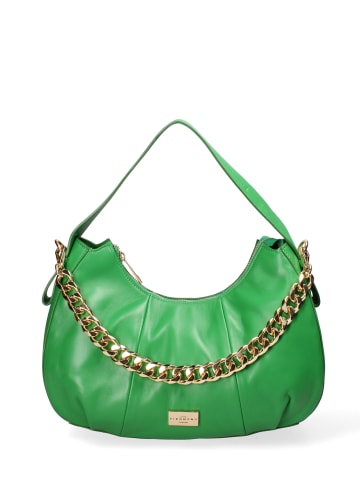 John Richmond Umhängetasche in LIGHT GREEN AND GOLD