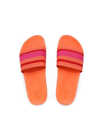 Flip Flop Sandale "pool*knit multi" in orange