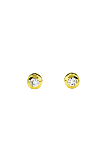 Amor Ohrstecker Gold 585/14 ct in Gold