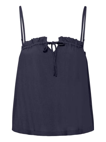 ICHI Shirttop in nachtblau