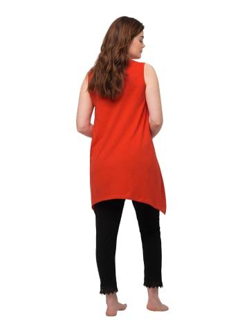 Ulla Popken Longshirt in dunkelorange