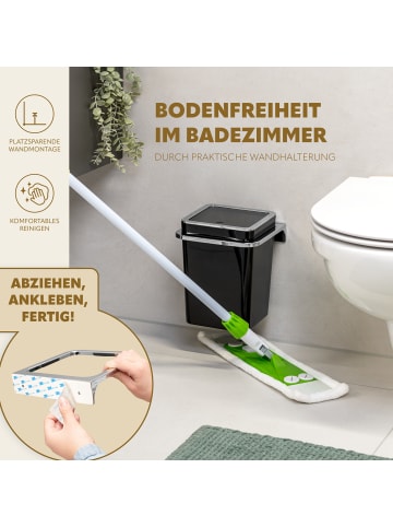 bremermann Badezimmer-Set, Zubehör-Set 2-tlg., Kunststoff, Savona schwarz