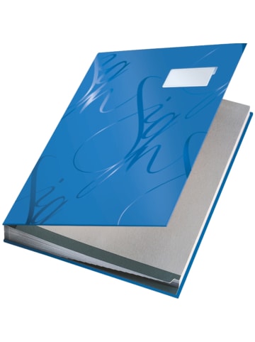 Leitz Unterschriftsmappe Design 18 Fächer blau