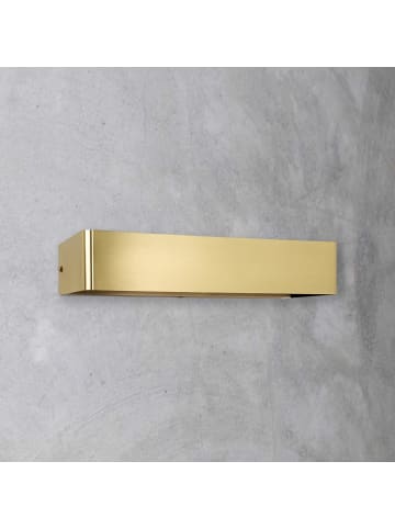 Licht-Erlebnisse Wandlampe (B)32 x (H)6.5 cm in Bronze hell