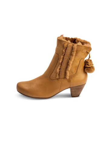 VITAFORM Lammnappa Stiefeletten in camel