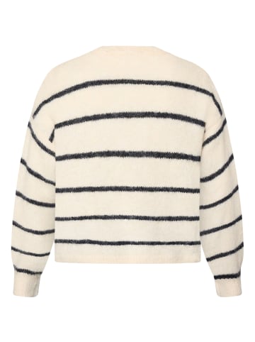 Zero  Strickjacke mit Streifen offener Style in Patch Cream/Dark Blue