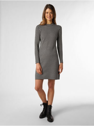 Oui Kleid in schwarz weiß - 0001