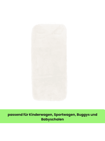 Kinderhaus Blaubär Lammfelleinlage 73x33 TOP in Weiß