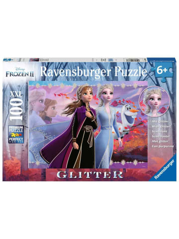 Ravensburger Puzzle 100 Teile Kinderpuzzle 100 XXL Teile - Disney Die Eiskönigin 2 - Starke Schwestern Ab 6 Jahre in bunt