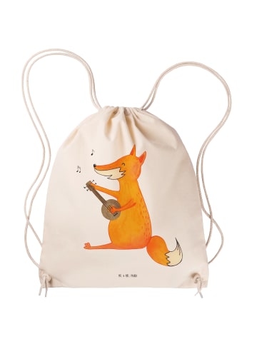 Mr. & Mrs. Panda Stoffbeutel Fuchs Gitarre ohne Spruch in Creme