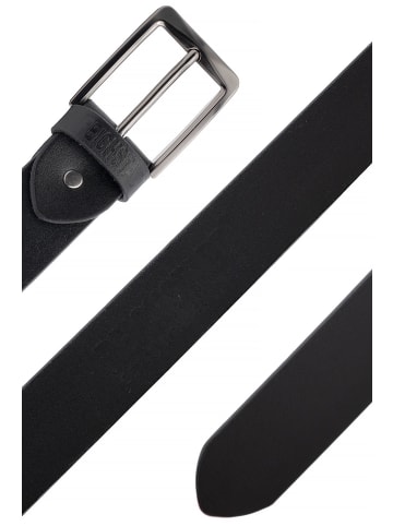 Reichstadt Reichstadt Herren Fashion Gürtel Echtleder 25RS060 Black 115cm x 3,8cm