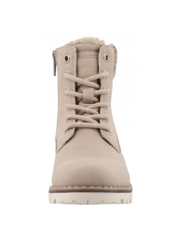 Tom Tailor Schnürstiefel  in Beige