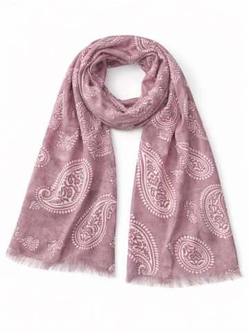 collezione alessandro Schal " Paisley " in rosa