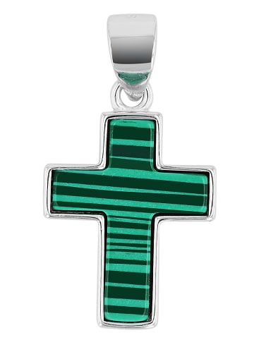 Adeliás Damen Anhänger – Kreuz Kreuzanhänger aus 925 Silber in silber