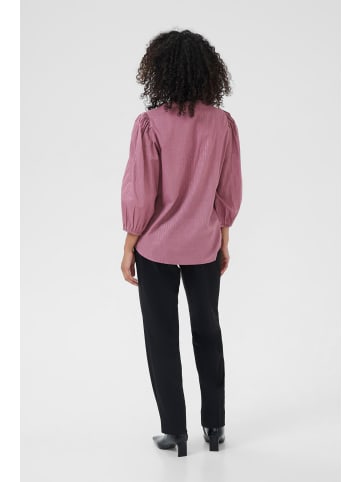 Kaffe Langarm-Bluse KAluise Regular fit in Tulipwood