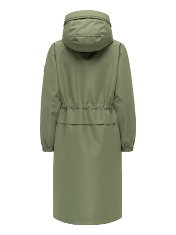 Navahoo Langmantel Kirschwind 14 in Olive Leaf