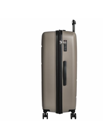 Check.In St. Louis - 4-Rollen-Trolley 77 cm erw. (altrosa) in taupe