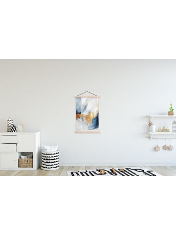 MuchoWow Poster mit Leiste Abstrakt gold  (BxH)