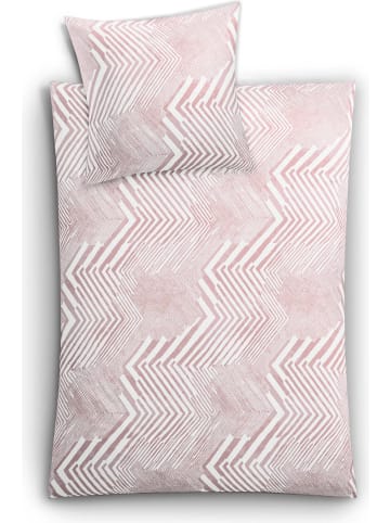 Kleine Wolke Bettwäsche Satin Macra in pastellrosa