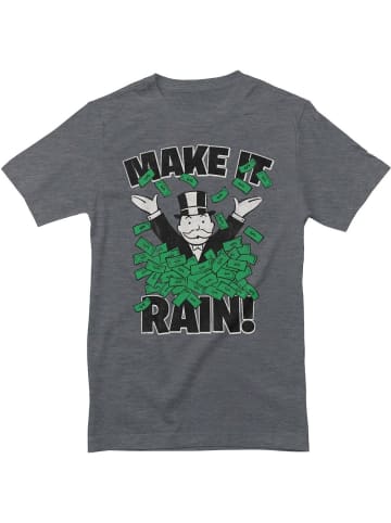 Monopoly T-Shirt "Monopoly Make It Rain T-Shirt" in Grau