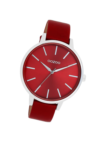 Oozoo Armbanduhr Oozoo Timepieces rot groß (ca. 42mm)