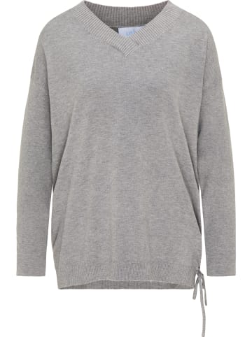 usha BLUE LABEL Strickpullover in Grau Melange
