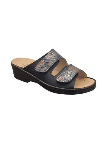Algemare SHOES "1446" in blu nappa/flower