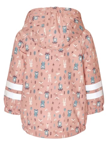 Playshoes Outdoor-Jacke Waldtiere Fleece-Futter in rosa