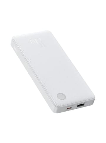Baseus Airpow Lite 10000mAh Powerbank 15W Kabel Weiß