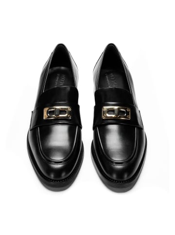 Wittchen Wildleder-Loafer mit Zierteil in Black