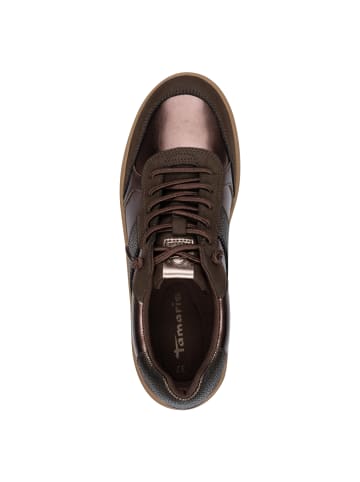 Tamaris Sneaker in MOCCA METALL.