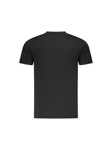 cavalli CLASS Schwarzes Baumwoll-T-Shirt