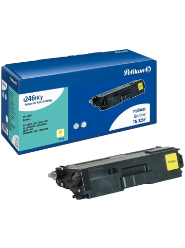 Pelikan Toner-Kartusche kompatibel mit Brother TN-326Y yellow Typ 1246HCY
