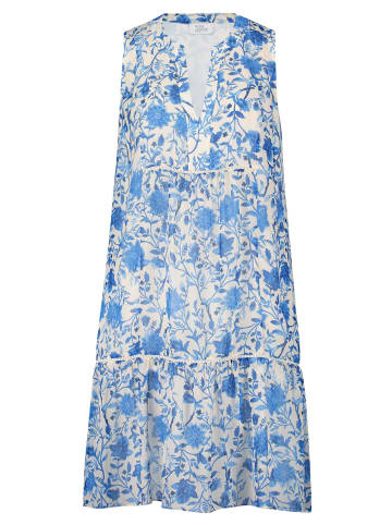 Vera Mont Sommerkleid im Boho Style in Cream/Blue