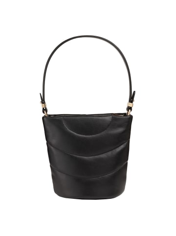 DuDu Barbara Schultertasche Leder 21.5 cm in black